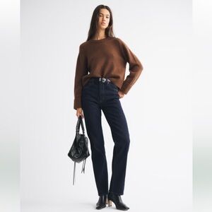 Abercrombie Ultra High Rise 90s Straight Jean